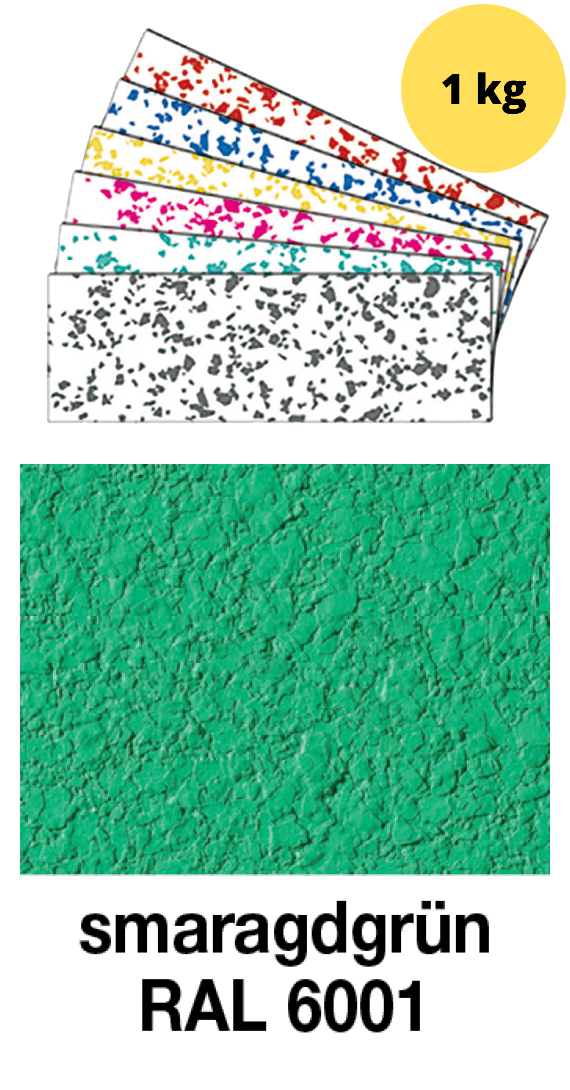 MUREXIN čipsy posypové VF 3, RAL 6001 smaragdgrün (1 kg) 9002689161561 16156 MRX0016156 stavebná chémia materiály pre liate podlahy shopaquatica.com