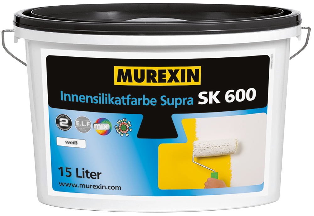 MUREXIN farba silikátová Supra SK 600 biela (15 l) 15502 MRX0015502 shopaquatica.com