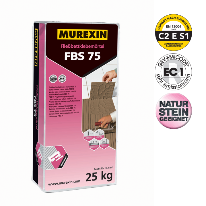 MUREXIN malta lepiaca pružná FBS 75 (25 kg) do tekutého lôžka MRX0014612 14612 shopaquatica.com
