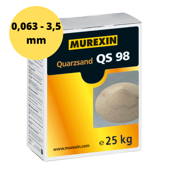 MUREXIN piesok kremičitý 0,063 - 3,5 mm (25 kg) 9002689103998 10399 MRX0010399 stavebná chémia materiály pre liate podlahy shopaquatica.com