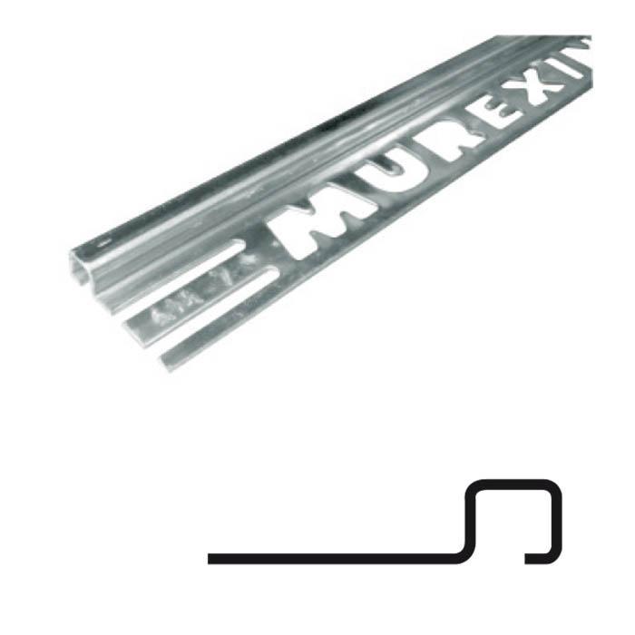 MUREXIN profil ukončovací štvorhranný 7 mm (3 m) nerez 11185 MRX0011185 shopaquatica.com
