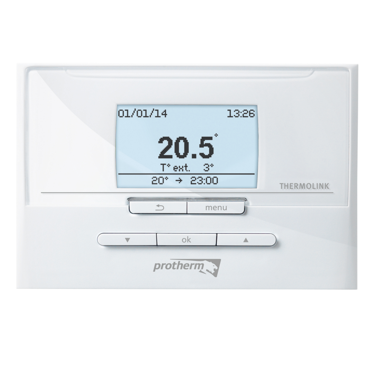 PROTHERM termostat priestorový digitálny Thermolink P, 8586018278812, 0020118083, komunikačné izbové regulátory, izbový regulátor, ovládanie kotla, ako znížiť náklady na vykurovanie, ako znížiť náklady na ohrev vody, nastavenie teploty kotla, nastavenie teploty vody, ovládanie vykurovacieho systému