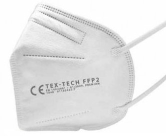 TEX-TECH respirátor FFP2 Premium, biely (5 ks) MDM0070 shopaquatica.com