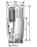VIESSMANN hlavica termostatická ET 50 biela, závit M 30 x 1,5, Termostatická hlavica biela ET 50, 7729850, Viessmann radiátory, univerzálne radiátory, teplovodný radiátor, panelové radiátory, kúrenie lacno, najlacnejšie kúrenie, efektívne vykurovanie, kvalitné radiátory, najlacnejšie radiátory
