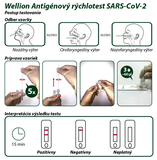 WELLION rýchlotest antigénový SARS-CoV-2 Ag (1 ks)