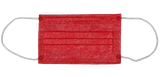 BARI rúško jednorazové detské, červené (50 ks)