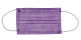 BARI rúško jednorazové detské, fialové (50 ks)