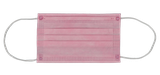 BARI rúško jednorazové detské, ružové (50 ks)
