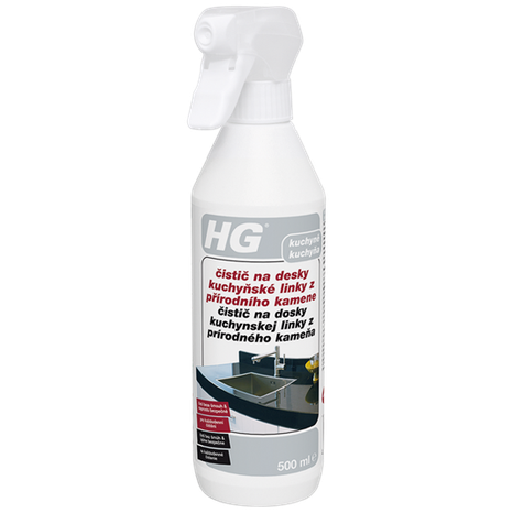 HG čistič na pracovné dosky z prírodného kameňa (500 ml)