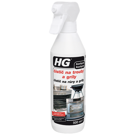 HG čistič na rúry na pečenie a grily (500 ml)