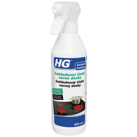 HG čistič na varné dosky každodenný (500 ml)