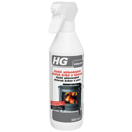 HG čistič sklenených dvierok krbov a pecí (500 ml)