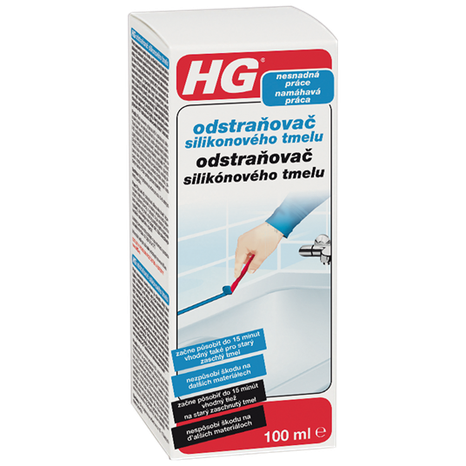 HG odstraňovač silikónového tmelu (100 ml)