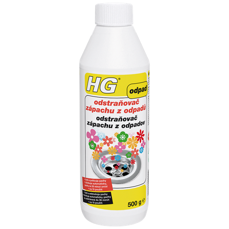 HG odstraňovač zápachu z kanalizačných odpadov (500 ml)