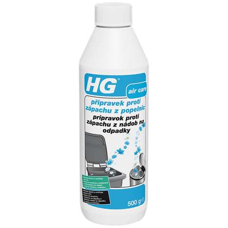 HG odstraňovač zápachu z odpadkových košov (500 g)