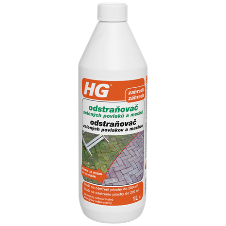 HG odstraňovač zelených povlakov a machov koncentrát (1 l)