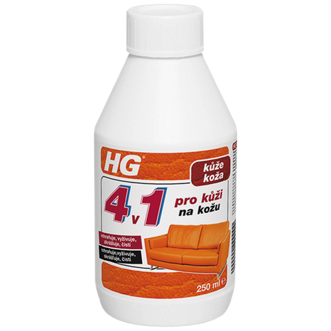 HG prostriedok 4 v 1 na kožu (250 ml)