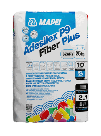 MAPEI malta lepiaca Adesilex P9 Fiber Plus (25 kg)