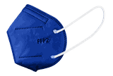 MEDICAL respirátor FFP2, modrý tmavý (20 ks)