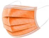 MEDICAL rúško 3-vrstvové jednorazové oranžové (50 ks)