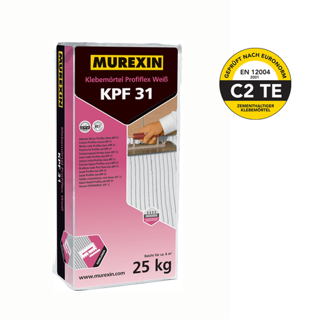 MUREXIN malta lepiaca Profiflex KPF 31 (25 kg) biela