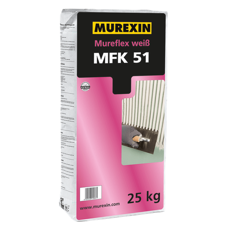 MUREXIN malta lepiaca pružná MUREFLEX MFK 51 (25 kg) biela