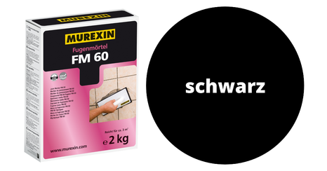 MUREXIN malta škárovacia FM 60 Premium Classic (2 kg) schwarz