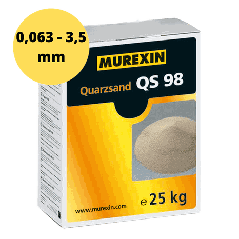MUREXIN piesok kremičitý 0,063 - 3,5 mm (25 kg)