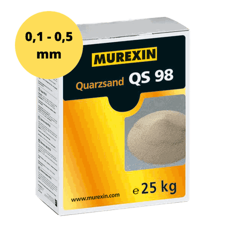 MUREXIN piesok kremičitý 0,1 - 0,5 mm (25 kg)