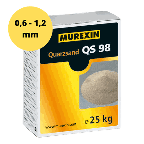 MUREXIN piesok kremičitý 0,6 - 1,2 mm (25 kg)