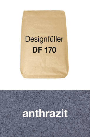 MUREXIN plnivo pre dizajnovú stierku DF 170, anthrazit (17 kg)