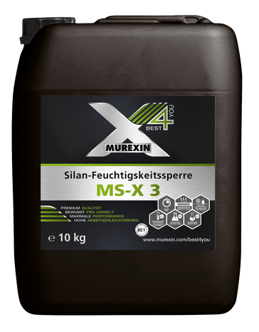 MUREXIN silanová parozábrana MS-X 3 (10 kg)