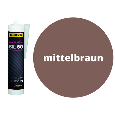MUREXIN silikón SIL 60 Premium Classic (310 ml) mittelbraun